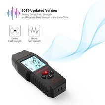 휴대용 전자파 측정기 meterk mk54 emf tester handheld mini digital lcd emf detector 전자기장 테스터 라돈 방사선 테스트 29, 씨엔, 하늘색