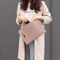 경량백 클러치백 여성 컬러 데일리 손잡이 클러치가방