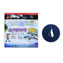 금호조침 숭어 전어 파티 전갱이 고등어 떡밥 묶음 어피 훌치기 낚시 바늘 카드 채비 세트