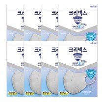 크리넥스 라이트핏 쿨 비말마스크 KF-AD 흰색 대형 15매 x 4팩(총60개입), 1세트