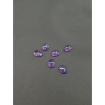 자수정 아메시스트 8x6 캐보션 1개 랜덤