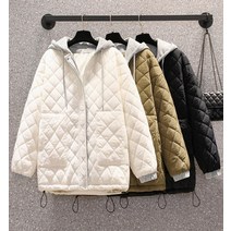 휴드 후드 레이어 경량 퀼팅 패딩 자켓 3color