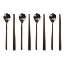 홈트리 대추나무 4인 궁중 수저세트, 1세트, 숟가락 4개+젓가락 4쌍