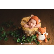 신생아 성장 촬영 소품 세트 의류 테마 아기 사진 본아트 셀프 스냅 스튜디오 바구니, 세트38(전제품포함)