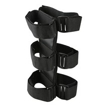 소화기거치대 소화기받침대 벽 차량용 고정스트랩 롤 바 소화기 홀더 액세서리 길이 조절 가능 자동차 내, 01 빨간