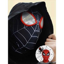 스파이더맨마스크 할로윈의상 가면 마스크 공연 분장, G 아이언 스파이더맨 렌즈 후드(지퍼)