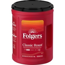 폴저스 클래식 로스트 커피 미디움 로스트 1.23kg Folgers Classic Roast Coffee Medium Roast