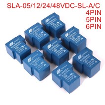 5V 12V 24V 48V T90 릴레이 SLA-05V 12V 24V 48VDC-SL-A/C 250VAC/30VDC 4PIN 5PIN 6PIN, 03 SLA-12VDC_02 5PIN (SL-A)