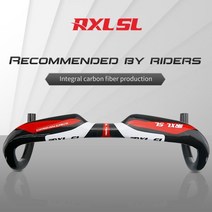 RXL SL 사이클링 카본 로드 핸들 바 31.8mm 자전거 400 420 440mm 3K 광택 내부 라우팅 싸이클 사이클, 2 Red 420mm