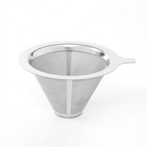 드립커피 초미세 스텐 필터 드리퍼 커피거름망, 상세페이지 참조