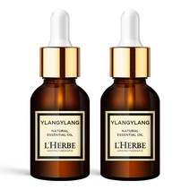 1+1 르에르베 천연 아로마 에센셜 오일 100% 원액 10ml, 일랑일랑 x 2개