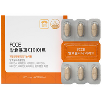 FCCE 발효율피 다이어트 48g, 60정, 5개