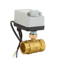전동 구동기 보일러 밸브 수동 자동 난방 가스 기름, 3선식2선식220V DN25 스위치4kg이내