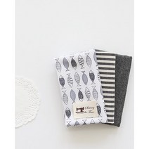 원단패키지 북유럽모던피쉬 그레이3종 1/8마 75060, 1/8마(27cmX45cm)3장