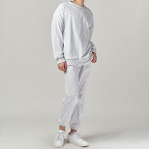 [당일발송] 하이후 남녀공용 맨투맨 티셔츠+조거팬츠 무지 셋업 / S~2XL 10컬러
