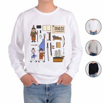 아토가토 한국의 위인 이순신장군 맨투맨 후드티