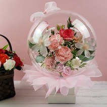 수비니샵 꽃풍선 레터링풍선 풍선꽃다발 용돈박스 기념일 졸업 환갑 칠순 어버이날 생일파티풍선, 퍼플믹스, 화분형, 추가없음