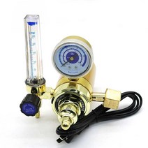 용접 감압기 압력 게이지 알곤 가스 co2 유량계, CO2가열측정기220V(두꺼워방폭형)