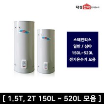 대성 스테인레스 일반/심야 전기온수기 150L~500L모음, 일반/DWS[2T]-150