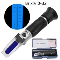 당도측정기 과일 당도계 굴절계 설탕 테스터 brix 0-32 0-80 핸드 헬드 atc 과일 포도 설탕 테스트 미터