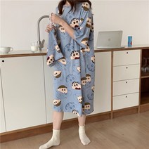 노브라 긴팔 공주 폴리우레탄 원피스 잠옷 폴리에스테르 나일론 찰랑 체크 파티 오버핏