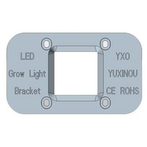 씨앗 발아기 파종기 모종 발아 고추 볍씨 종자 마늘 인큐베이터 led 성장 램프 삼성 양자 빛 다이오드 전체 스펙트럼 칩 실내 식물, led 브래킷, 50w 220v