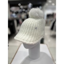 클리브랜드[NC강남] 22FW 여성 리얼FUR방울 귀덮개 여성 니트 캡모자 골프용품 골프모자