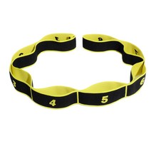 탄성 다리 발레 밴드 도어 스트레칭 스트랩 요가 운동 발 들것, YELLOW
