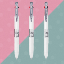 신지 트리플오 3색볼펜 민트 0.5mm 3개, 0.7mm_민트