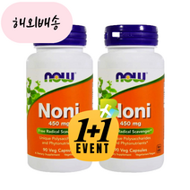 (1+1) 나우푸드 동결건조 노니 450mg 90캡슐