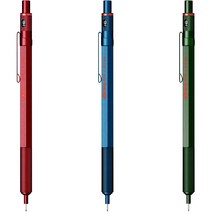 로트링 600 샤프 0.5mm / 뉴컬러 / 심경도계 장착 / 미끄럼방지 / 무광 올메탈 바디 / 클래식한 디자인, 레드