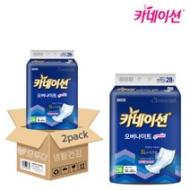 카네이션 오버나이트 28매 2팩(56매), 2팩