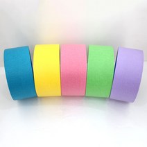 파스텔톤 컬러마스킹테이프 24mm x40M 종이테이프 유로피안마스킹, 파스텔 핑크, 1개