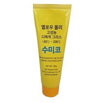 ＧОÐＺｉĿŁА몰수퍼루브-최대200도까지 다목적 튜브구리스 옐로우몰리 100g (1EA) 산업용구리스 윤활제 다기능구리스 다기능윤활유 다목적윤활유ŁØvŒ, ⁀‿⁀