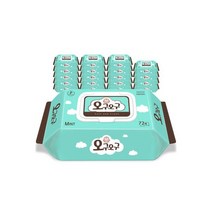 오구오구 아기물티슈 민트 70gsm 캡형 72매 x 20팩 /유통기한 23.07.11