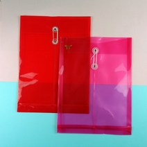 반투명 고급 서류봉투 A4용 10장, 핑크10장