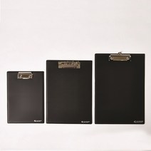 더존FK 도리미 A4 클립보드 간이영수증철 32절 흑레버 흑 와이어A4, 2개, 레버 클립보드