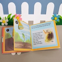 4세 어린이집 식물의 한살이 만들기교구 북아트 4개 쉬운만들기