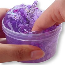 몽글팩토리 수제 DIY 크런치슬라임 오도독라벤더 200ml