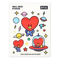 [BT21] 월 데코 스티커 / 타타(TATA)