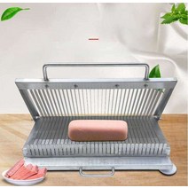 식품 절단기 계란말이 훈제오리 김밥 쉽게 써는 기계, 총길이 45cm 11mm 세절기