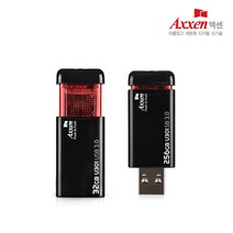 액센 U301 PUSH 푸쉬 USB 3.0 USB메모리 256GB, 단품