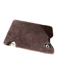 ANKRIC 러그 퓨어 컬러 욕실 미끄럼 방지 매트, 케이크 벨벳브라운, 60*90cm