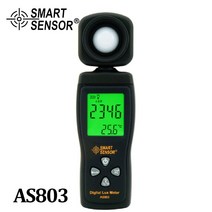 스마트 센서 AS803 디지털 럭스 미터 휘도 테스터 라이트 미터 1-200000 럭스 도구 광도계 분광계 Actinome, 한개옵션1, 한개옵션0