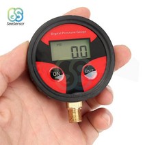 0-200PSI 공기 압력 게이지 다이얼 미터 테스터 구리 고무 디지털 타이어 1/8NPT 스레드 자동차 트럭 자전거 자동, 01 1