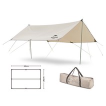 네이처하이크 헥사 렉타 실버코팅 타프 캠핑 텐트 그늘막 접이식 야외 캠핑 파라솔 NH20TM006, 01-02 일반형 렉타L 3x5m