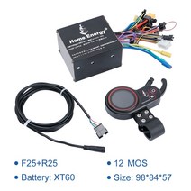 전기자전거컨트롤러 전기 자전거 48V60V72V 50A70A90A 브러시리스 듀얼 드라이브 컨트롤러 스쿠터 사인파, 02 48-72V50A, 한개옵션1