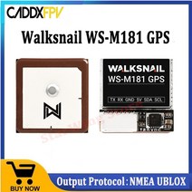 복합판넬 인테리어루바 Walksnail WS-M181 GPS M10 GNSS 내장 QMC5883 나침반 세라믹 안테나 RC 비행기 FPV, 한개옵션0