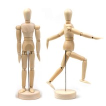 구체관절 인형 중20cm 원목 나무 목각 사람모형, 본상품선택, 상세페이지 참조