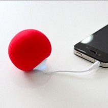 [천삼백케이] [로고마크] AUDIO DOCK - 포터블 도킹스피커, 노랑(Yellow)